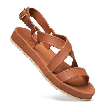 Imagem de Sandalia Papete Injetada Feminina Anatomica (Caramelo, BR, Adulto, Faixa Numérico, M, 39, 40)