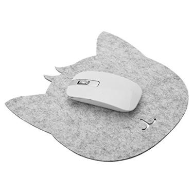 Imagem de Naroote Tapete de Rato Antiderrapante, Tapete de Rato de Gato, de Mesa Sem Fio Com Fio para Casa (#02)