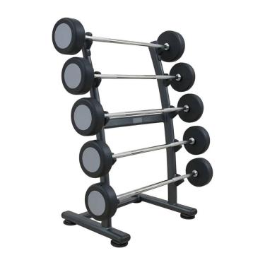 Imagem de Kit Barras Reta Montada Ahead Sports 10kg A 30kg Com Rack Profissional