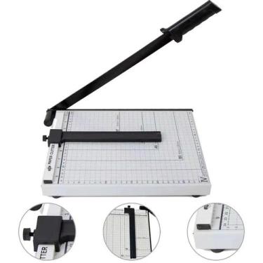 Imagem de Guilhotina Papel A4 C/ 30 Cm P/ Até 12 Folhas C/ Trava - Congratulatio