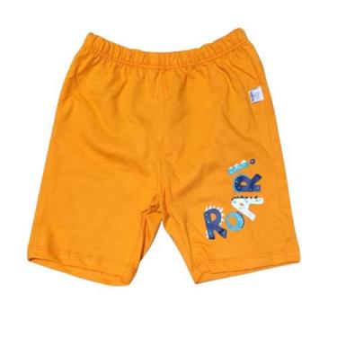 Imagem de Shorts Bebê Laranja Roar - Bebê Brasileiro, G