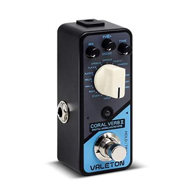 Imagem de VALETON Pedal de efeitos de guitarra de reverberação digital Coral Verb II