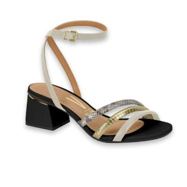 Imagem de Sandália Feminina Vizzano Salto Bloco Tiras