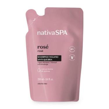 Imagem de Refil Shampoo Vegano Nativa Spa Rosé 250ml - Cabelos