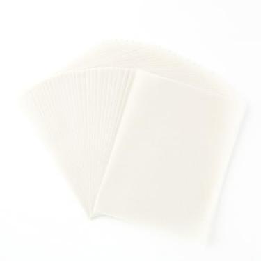 Imagem de 150 folhas de papel velino translúcido de 10,8 x 14 cm, papel vegetal imprimível de 100 g/m² para convite, esboço e sobreposições de cartão, envelopes de convites de recepção de casamento Envelope de