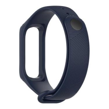 Imagem de Pulseira Para Smartwatch  Galaxy Gear Fit E Sm-r375 - Azul Marinho - T