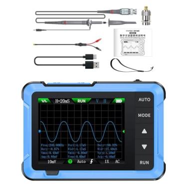 Imagem de shamjina Kit de osciloscópio digital com ferramenta de sonda Gerador de sinal de largura de banda de 1M para pesquisa, educação, manutenção, indústria, ensino