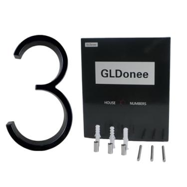 Imagem de Números de casa flutuantes de 12 cm para fora de aço inoxidável número de casa flutuante metal moderno números de endereço para casa liga de zinco antiferrugem números de endereço residencial para