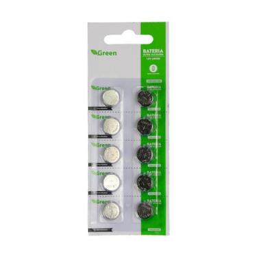 Imagem de 10x Pilhas Baterias Lr1130 Lr54 Ag10 - Alcalina Dura Muito+ - GREEN