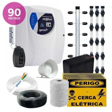 Imagem de Kit cerca eletrica industrial 90mt - Genno