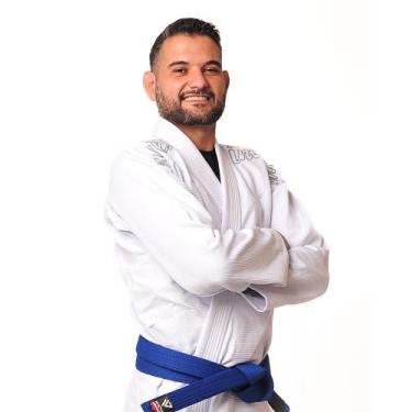 Imagem de Kimono Jiu Jitsu Trançado Branco Envio Imediato! - kimono inv, A1