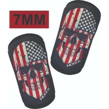 Imagem de Joelheira Nogue 7mm Agachamento Cross Training, Caveira, G