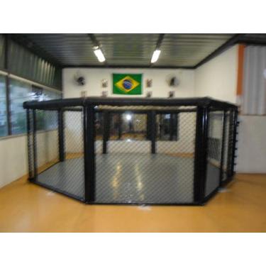 Imagem de Octógono de MMA, Boxe Muay Thai Solo  Tamanho 5 X 5metros - Formix 3D,