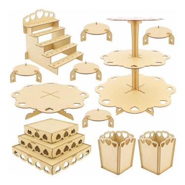 Imagem de Kit Festa Provençal Mdf Coração - Linha Temática - 613-C - Modernarte,