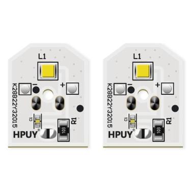 Imagem de Luz LED de geladeira HPUY WR55X11132 para GE 2PCS