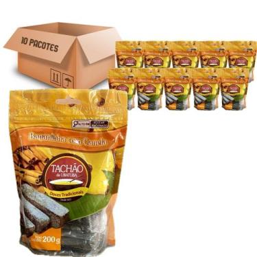 Imagem de Bananinha com Canela TACHÃO DE UBATUBA 200g (10 pacotes)