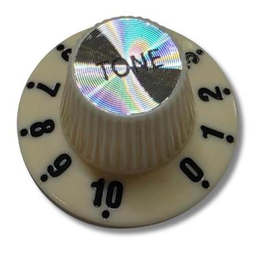 Imagem de Knob Cream Guitarra Vintage Tone Creme - Unidade - Ronsani
