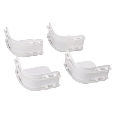 Imagem de 4pcs Plástico Coloque Os Suportes, Design Conveniente Aplicação Ampla Usuário Friendsable Corners Ajusta Tiras de Cama Fixadoras para Uso Doméstico