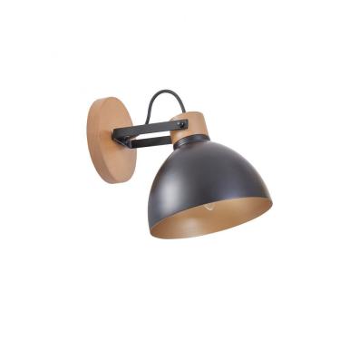 Imagem de Arandela Viena Madelustre Preto/Castanho