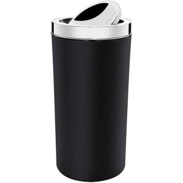 Imagem de Lixeiratampa Basculante Inox 9L Brinox Preto