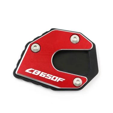 Imagem de Acessórios para motocicletas Placa de extensão para descanso lateral, placa ampliadora, suporte para descanso lateral, para CB650F CBR650F CB500F CB500X NC700D