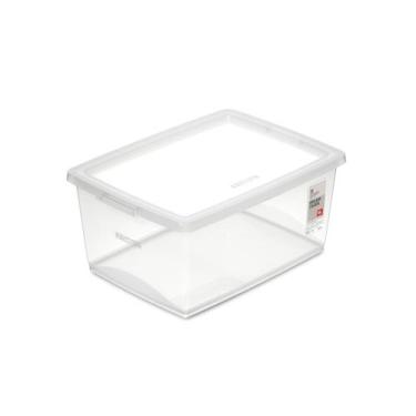 Imagem de Caixa Organizadora Plástica Cristal 15L My Closet Ordene