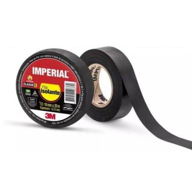 Imagem de Fita Isolante 20Mt Imperial Preta 3M