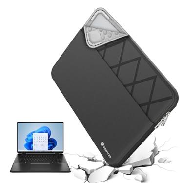 Imagem de Smatree Capa para laptop HP Envy de 16 polegadas 16-h1097nr/h1047nr/16t-h1000, capa com bolso para acessórios, zíper YKK, design patenteado Super-Corner (E639)