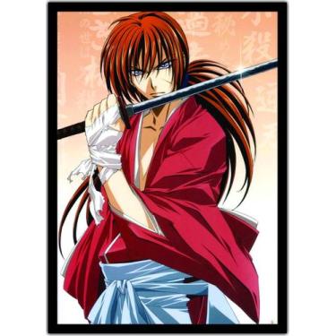 Imagem de Quadro Anime Samuray X Desenho Com Moldura G01 - Vital Quadros  Do Bra