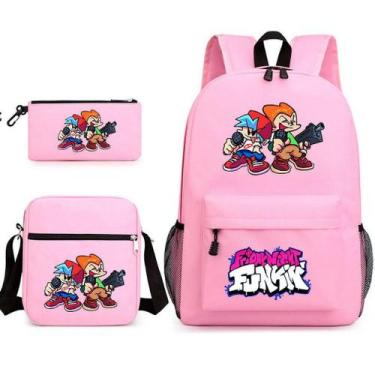 Imagem de Conjunto de mochilas  Nights School Bag Satchel Anime - yiweisai
