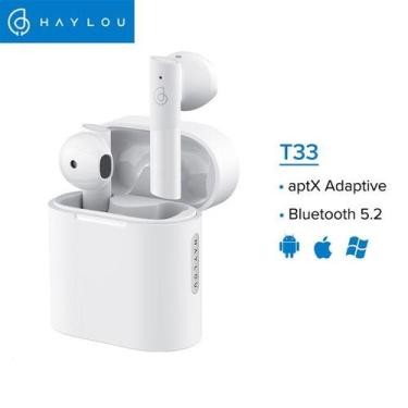 Imagem de Fones de ouvido sem fio Haylou True Bluetooth 5.2 - brancos