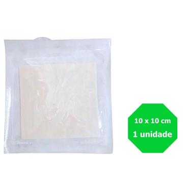 Imagem de Curativo de Alginato de Cálcio Vita Medical Kangli Sorb para Cicatrização Hipoalergênico Biodegradável 10cmx10cm