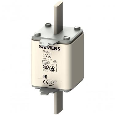 Imagem de Fusível Siemens NH03 3NA3 500VCA-440VCC Gg 400A com Pegas Condutoras e Indicador Frontal 440V