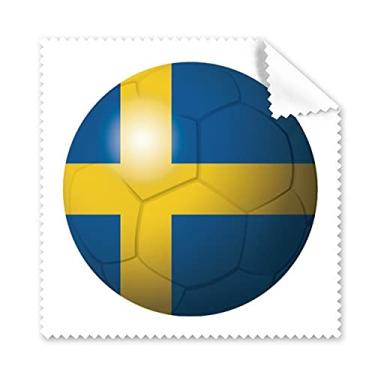 Imagem de Pano de limpeza de óculos com bandeira nacional da Suécia, 5 peças