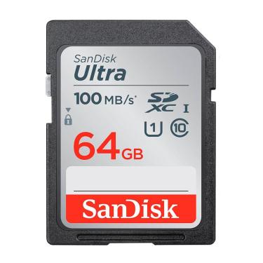 Imagem de Cartão Memória 64GB 100MB/s Ultra SDXC UHS-I SanDisk