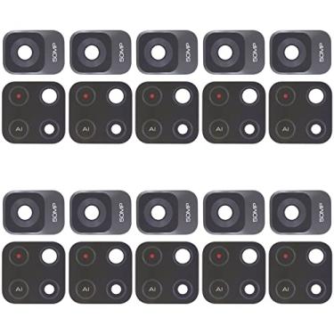 Imagem de HONGYAN Peças de substituição de telefone celular 10 PCS Lente da câmera traseira para Xiaomi Redmi Nota 11 China/Redmi Note 11t 5g / poco M4 Pro 5G Acessórios telefônicos