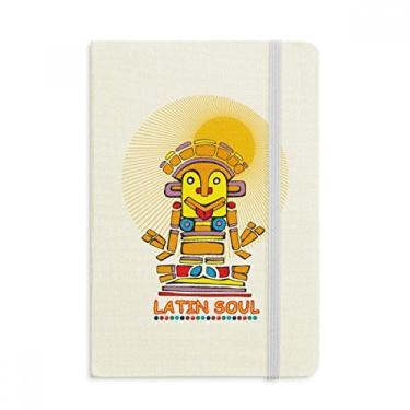 Imagem de Caderno com estampa de estátua de alma latina do antigo Egito, capa dura oficial, diário clássico