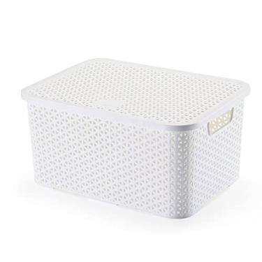 Imagem de Caixa Organizadora com Tampa 22 cm x 18 cm x 32 cm - Arthi