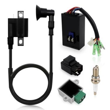 Imagem de Regulador de tensão retificador caixa CDI bobina de ignição solenoide de relé de partida para Polaris Sportsman 90 2001-2006 Predator 50 2004-2006 Predator 90 2003-2007 Scrambler 50 2001-2003