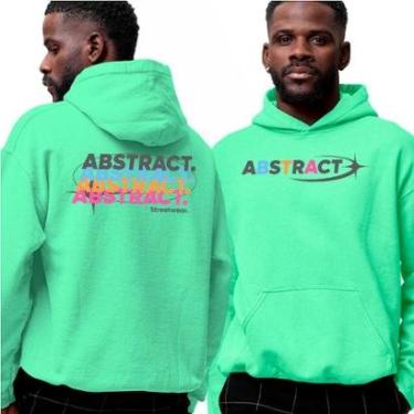 Imagem de Moletom Canguru Com Capuz‎ Logo Street Abstract Colorful-Unissex
