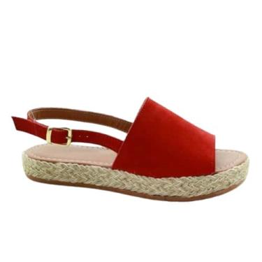 Imagem de Sandália na plataforma flatform de fivela, modelo avancar (37)