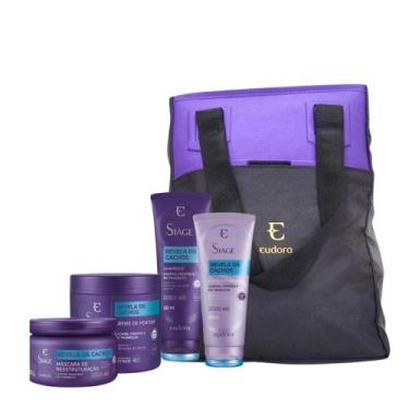 Imagem de KIT COMPLETO SIÀGE REVELA OS CACHOS + BOLSA  (5 Itens) - EUDORA