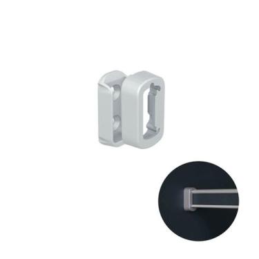 Imagem de Suporte Lateral Anodizado Para Cabideiro Vesto Rm282 Rometal, Lateral,