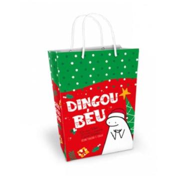 Imagem de Sacola G 26x12x35 Natal 147 Dingou Béu Jrembalagem - Jr Embahlagem