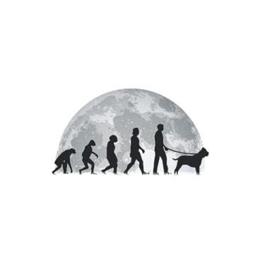 Imagem de Presa Canario Notebook: Presa Canario Evolution Moon Dogo / 6x9 inches / 120 graph sites