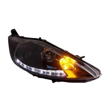 Imagem de Farol de carro estilo compatível com Ford Fiesta 2009-2012 Farol LED DRL Hid Bi Xenon Acessórios para automóveis(Headlight LED)