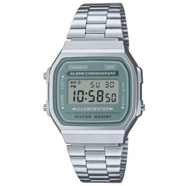 Imagem de Relógio Casio Vintage Prata Unissex A168WA-3AYDF-SC-Unissex