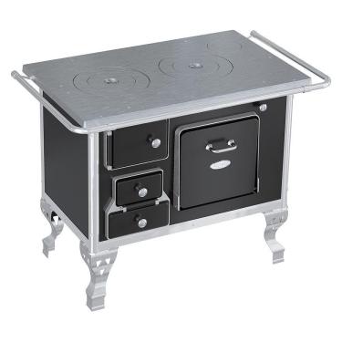 Imagem de Fogão A Lenha N1 Ferro Fundido Preto Direito