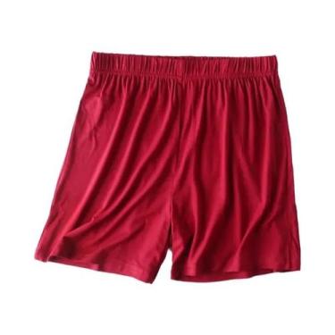 Imagem de Shorts De Verão Modal De Tamanho Grande, Calças De Pijama Soltas Casua