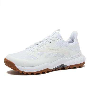 Imagem de Reebok Tênis de golfe masculino Nano Golf Spikeless, Calçado branco/cinza escuro/Reebok Lee 3, 9 Women/7.5 Men